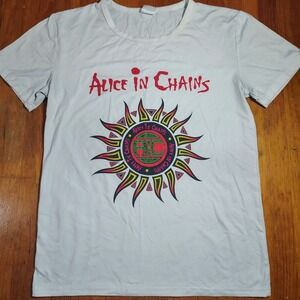 Alice‎ In Chains Sun Graphic T Shirt Mens Medium M Rock Band Grunge AIC